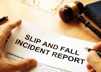 Slip and fall report